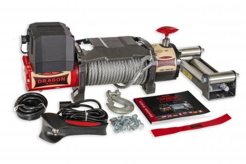 Troliu Dragonwinch 13000HD cablu din otel 24V | Trolii si accesorii