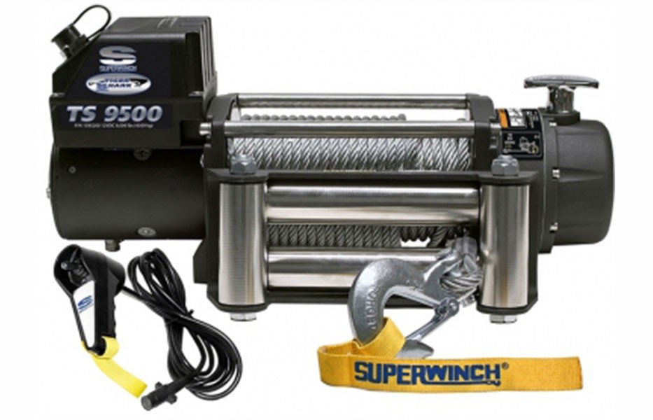 Superwinch Tigershark 9500 cablu din otel 12V | Trolii si accesorii