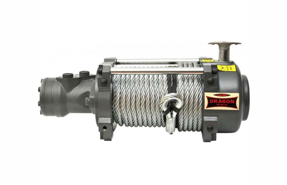 Troliu hidraulic DRAGON WINCH DWHI 20000 HD (trage 9072 kg), cablu otel