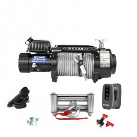 Troliu electric HUSAR WINCH BST S 18000 lbs (trage 8165 kg), cablu otel, la 24 V
