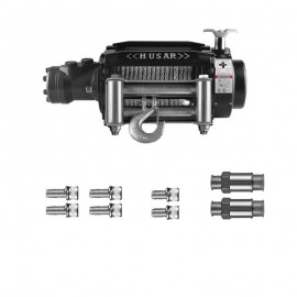 Troliu hidraulic profesional HUSAR WINCH BST H 18000 lbs (trage 8165 kg), cu dispozitiv ghidare si rulare corecta a cablului